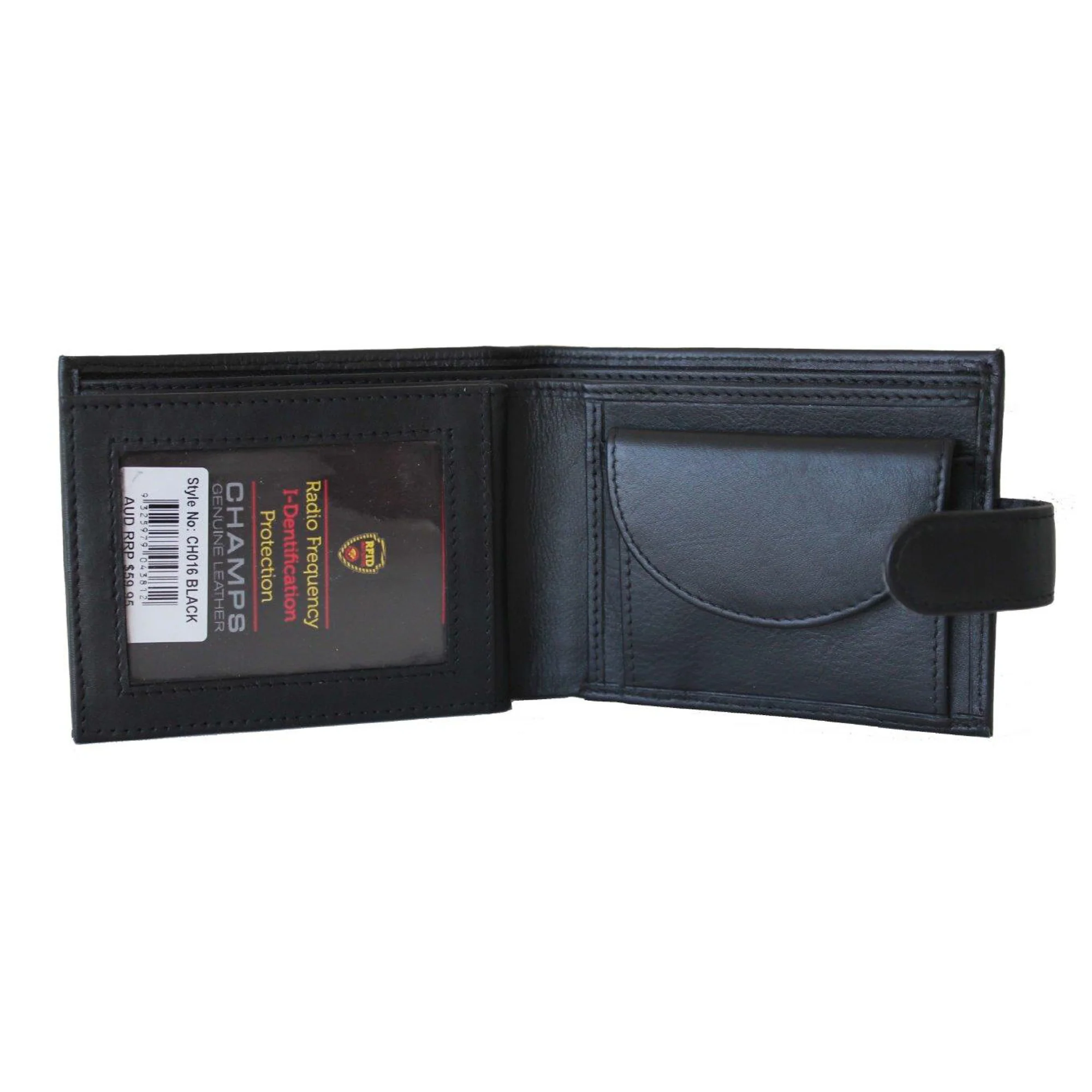 Tosca Men's Full grain RFID protected Wallet CH016-Brown - Image 3