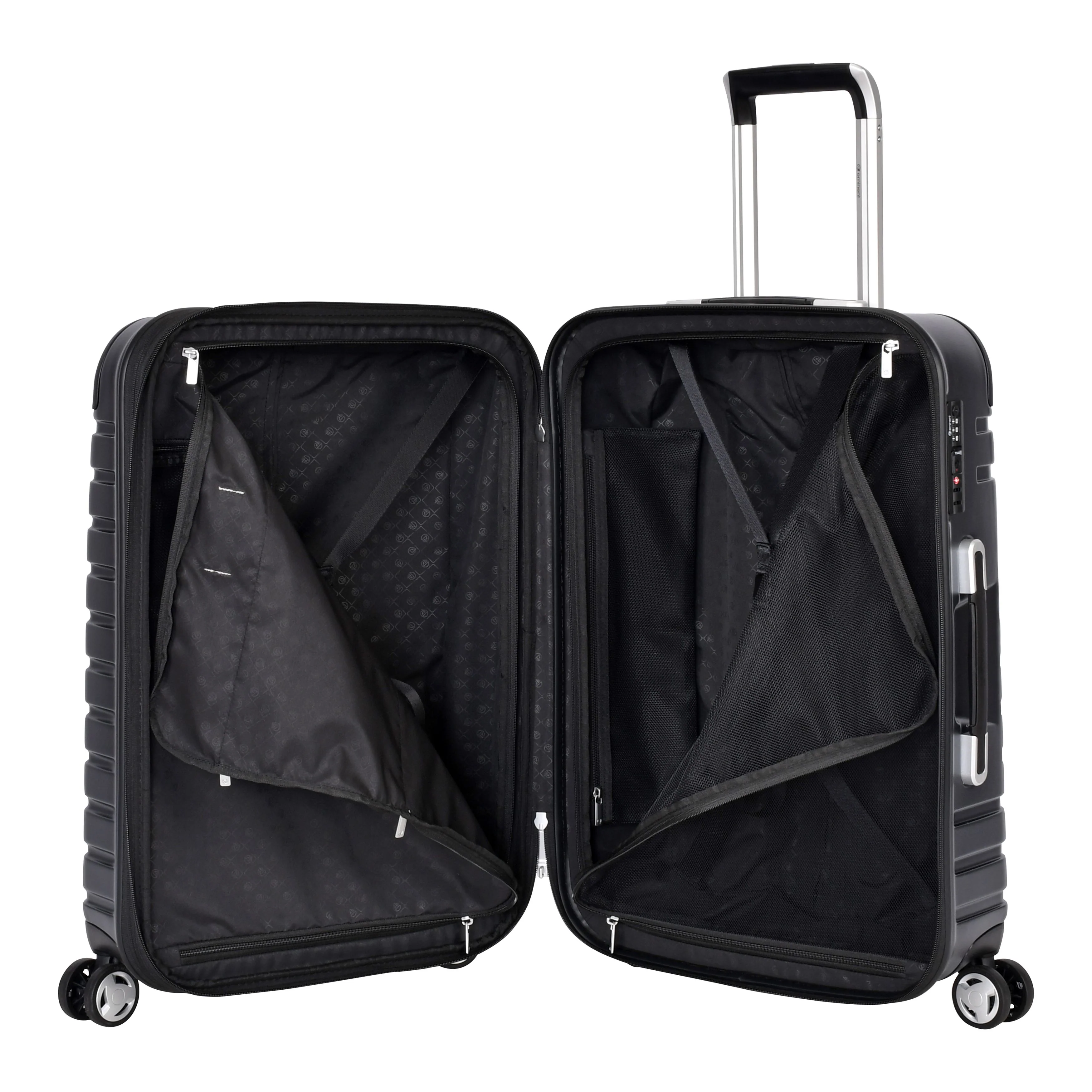 Eminent Fortress Collection 65cm premium hard side Makrolon polycarbonate trolley luggage KG87-B Black - Image 6