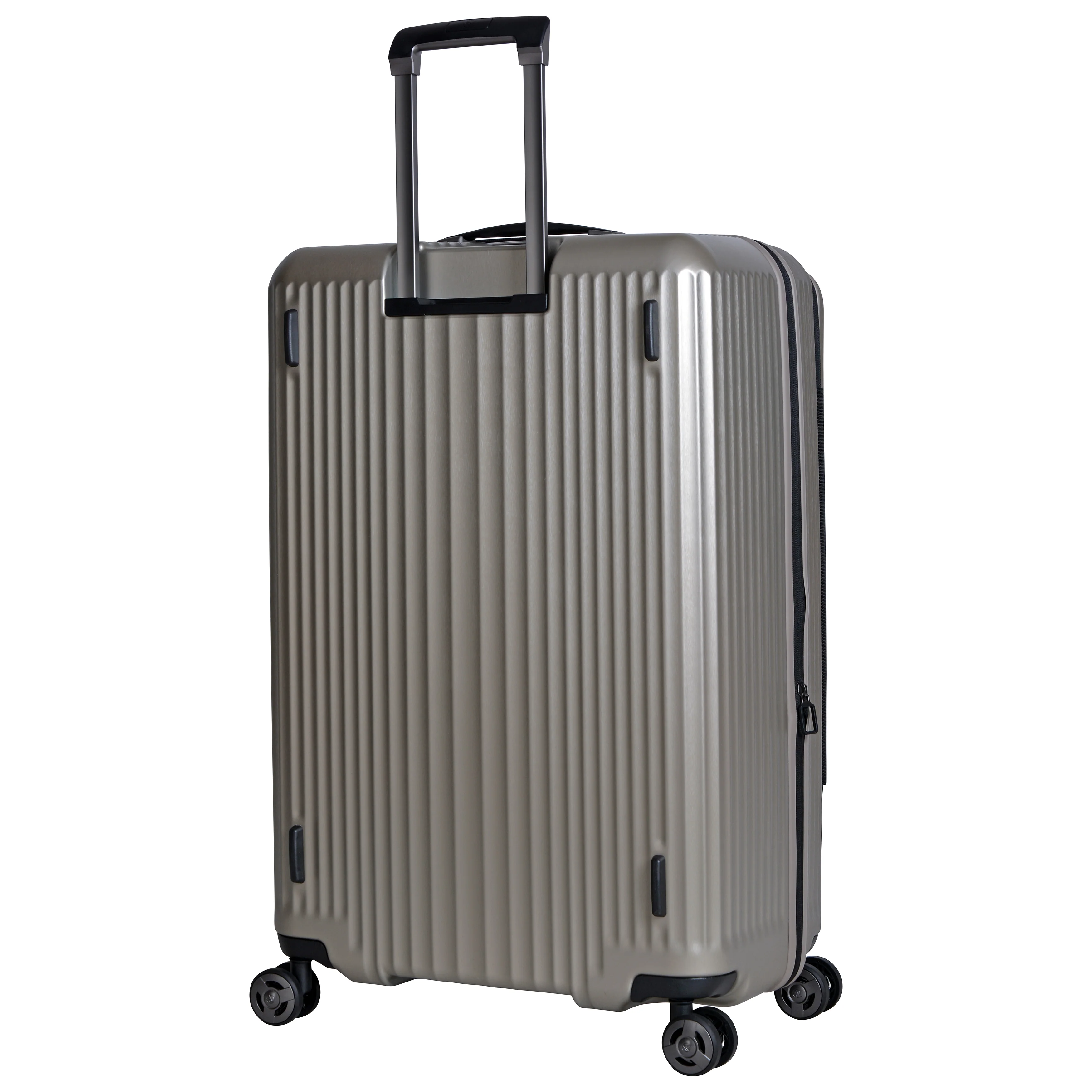 Eminent 76cm Checked  Hard side Makrolon (Champagne) Top Lid front Opening design Trolley case KK50A - Image 4