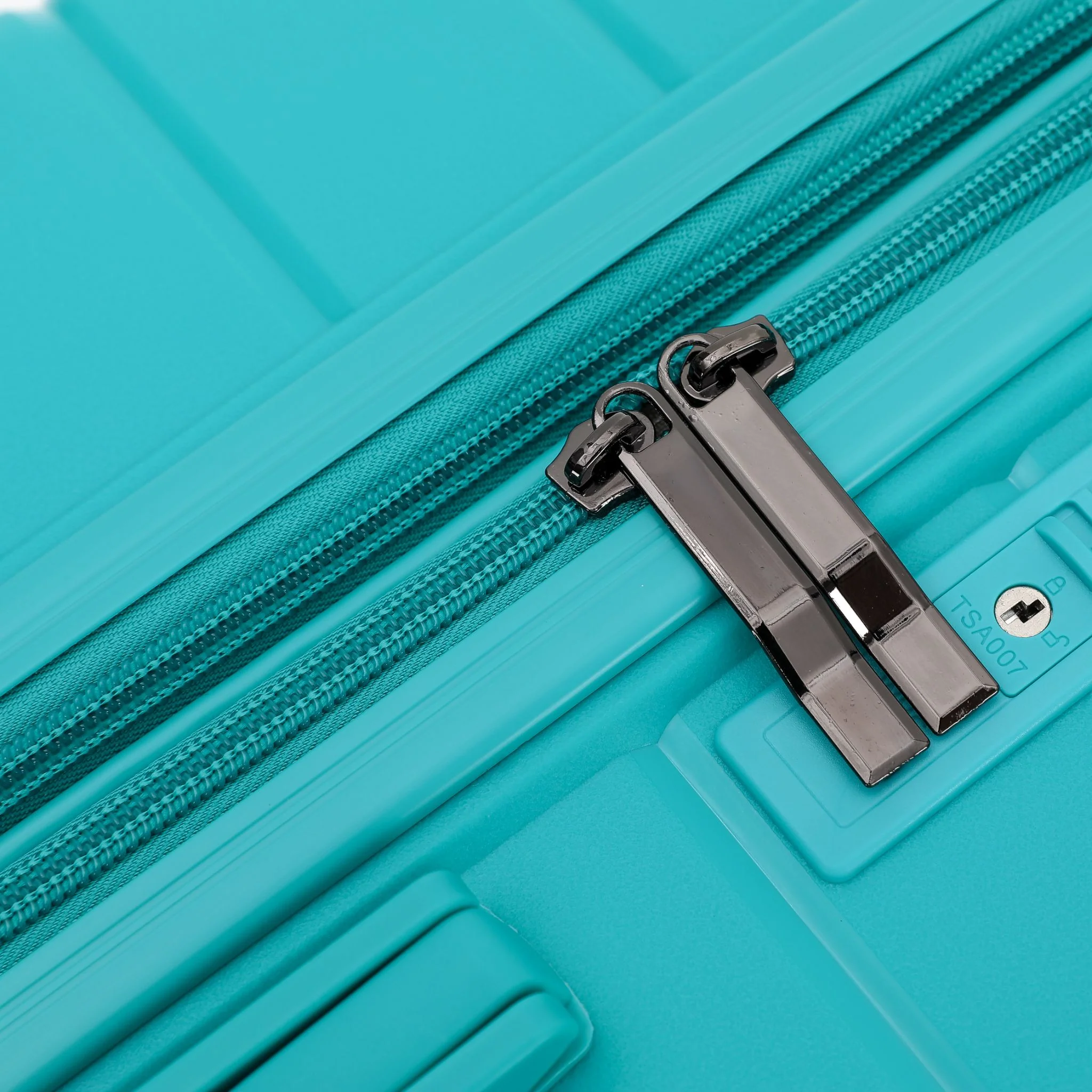New Zealand Luggage Pilot Collection 2-Pce Polypropylene Luggage set 66cm/55cm NZ005-Teal - Image 4