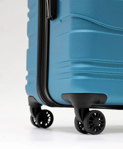 New Zealand Luggage Co - Checked  67cm Lake Blue -  Franz Josef Medium Trolley Case SS604B - Image 6