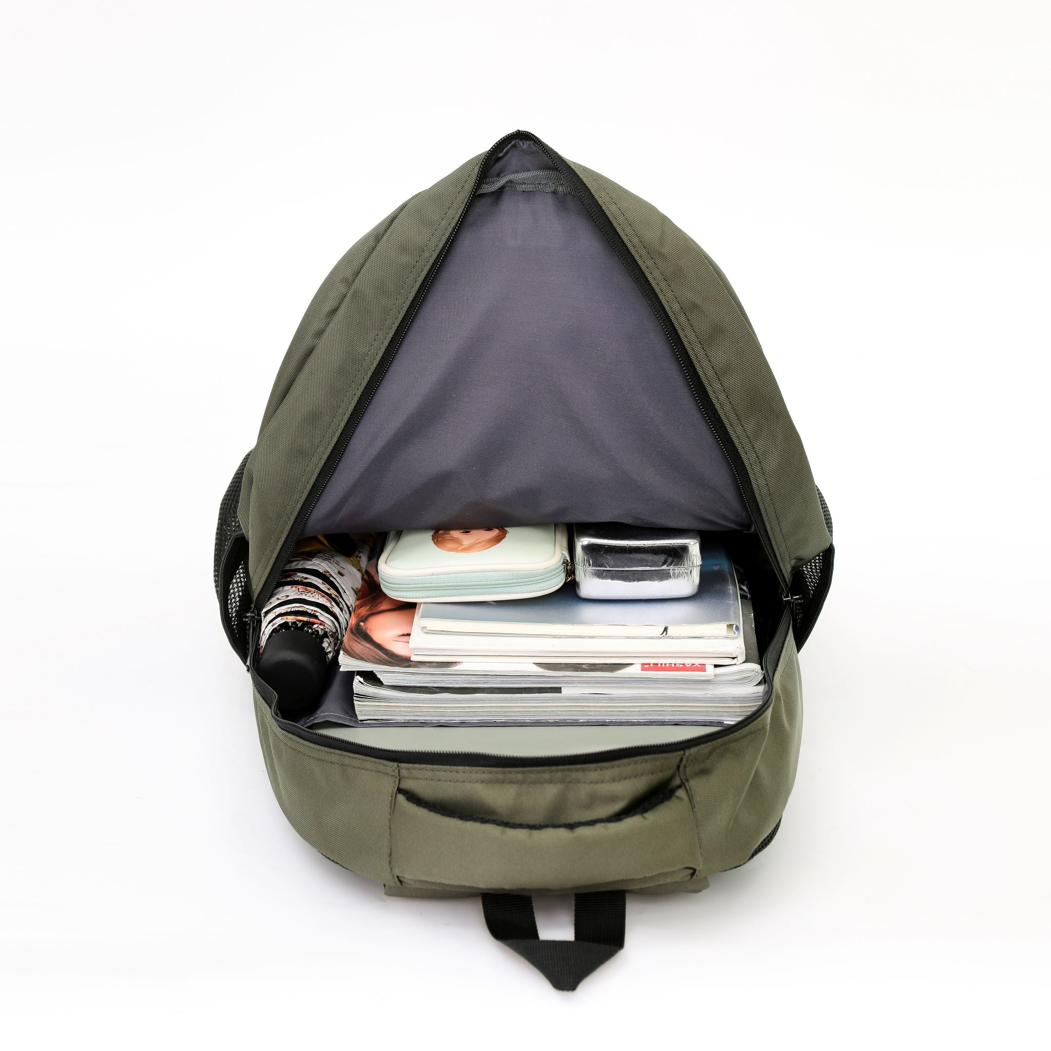 Tosca 48cm-H College Backpack TCA936 - Khaki - Image 3