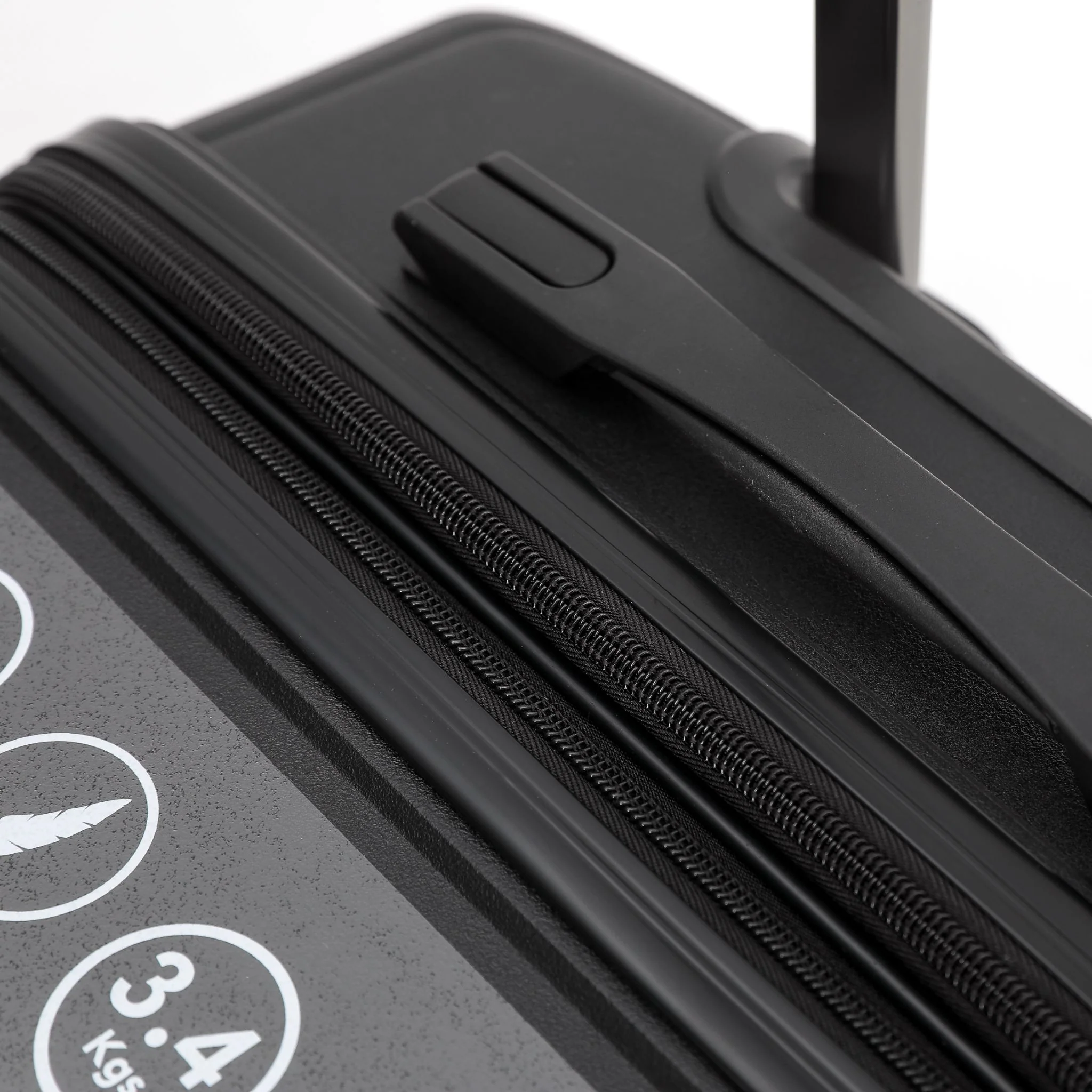 The New Zealand Luggage Co Pilot Collection Polypropylene 55cm Carry-on trolley case NZ005C Black - Image 9