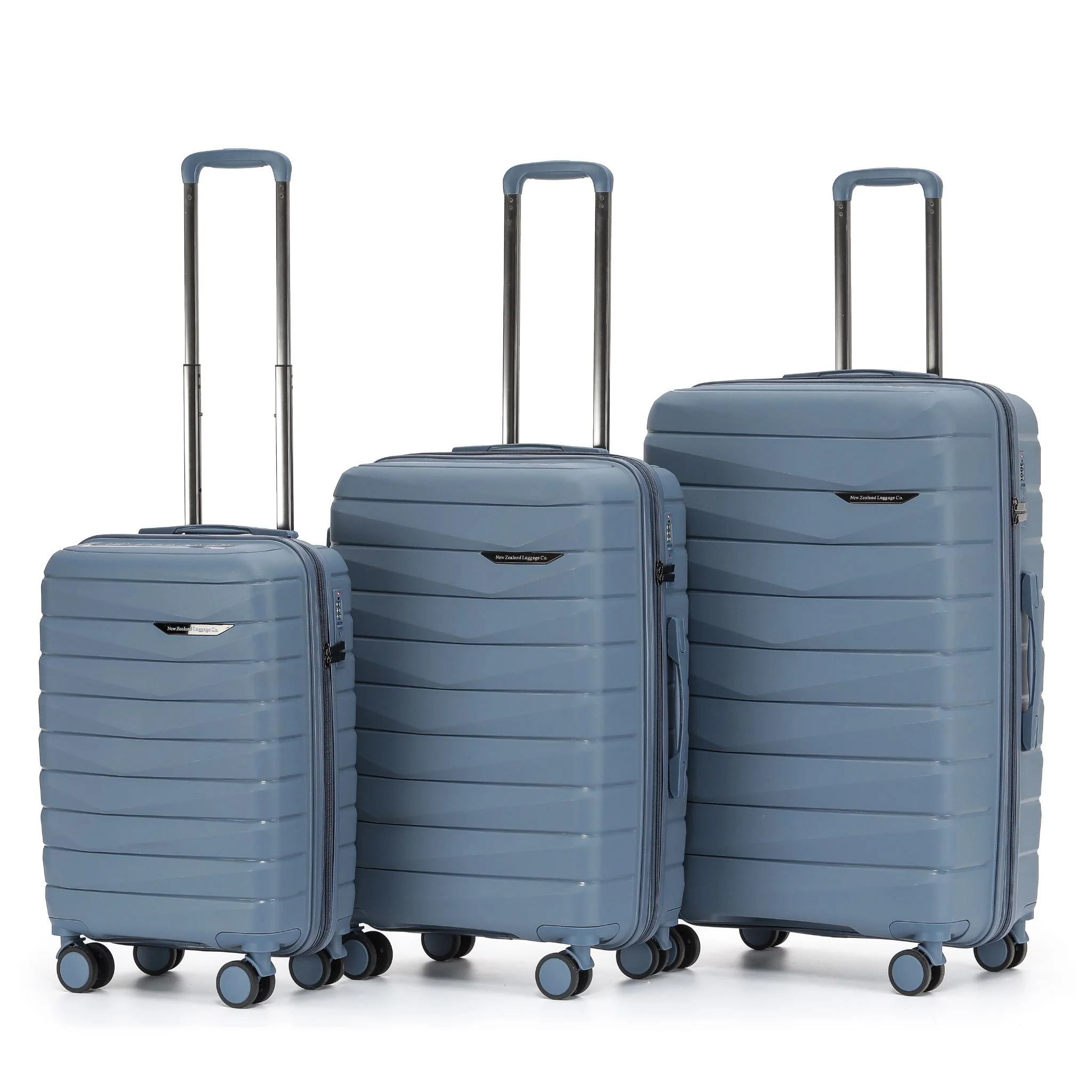 The New Zealand Luggage Co Pilot Collection Polypropylene 66cm Trolley Luggage NZ005B-Slate - Image 13