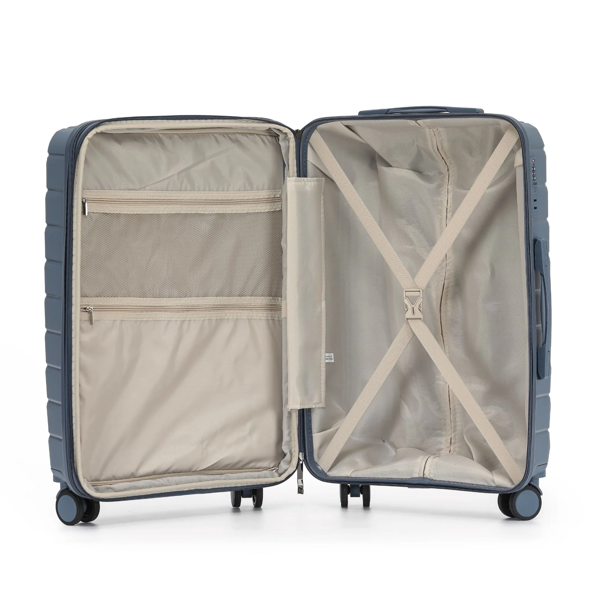 The New Zealand Luggage Co Pilot Collection Polypropylene 76cm Trolley Case NZ005A-Slate - Image 6