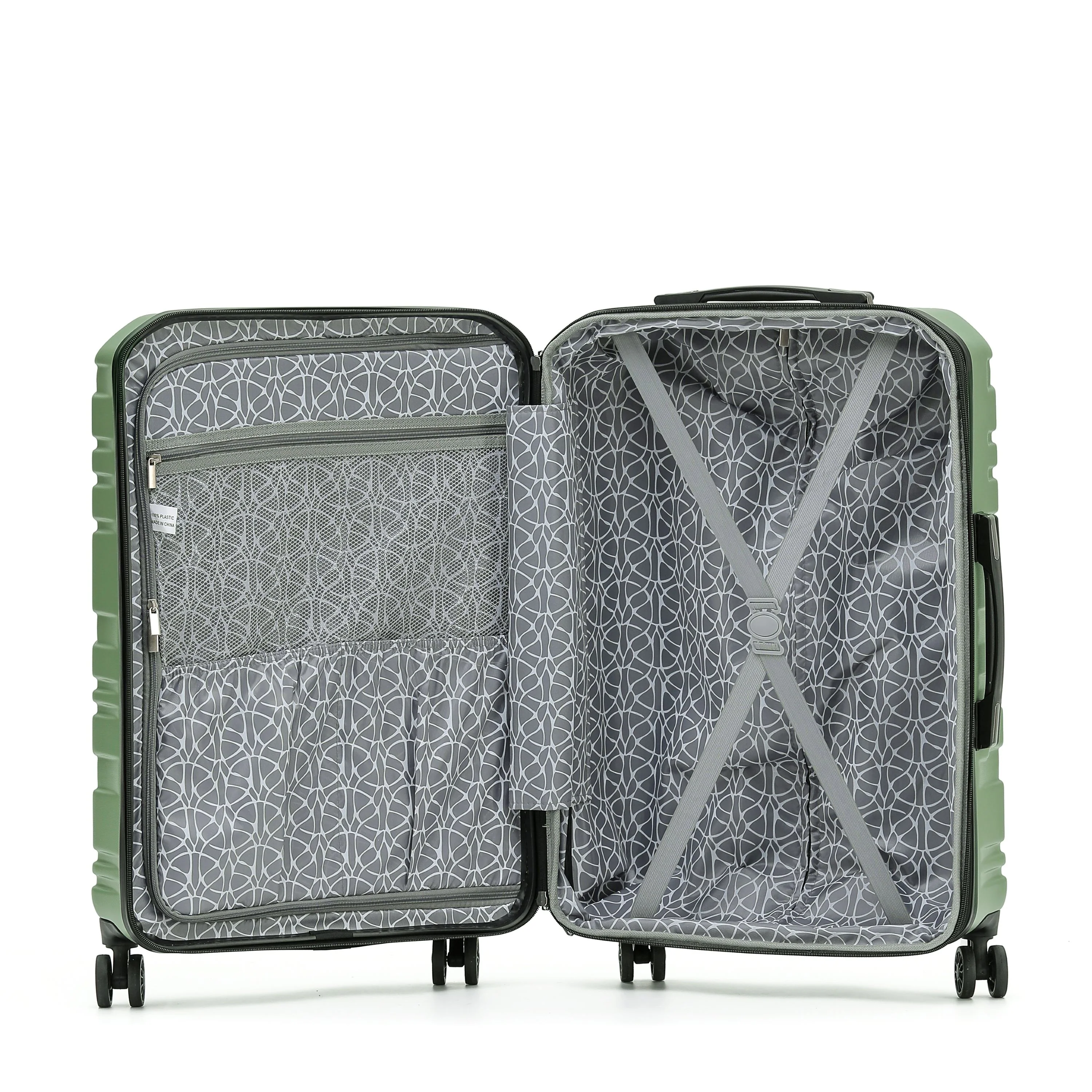 New Zealand Luggage Company 55cm Franz Josef carry on trolley SS604C-Oil Green - Image 4