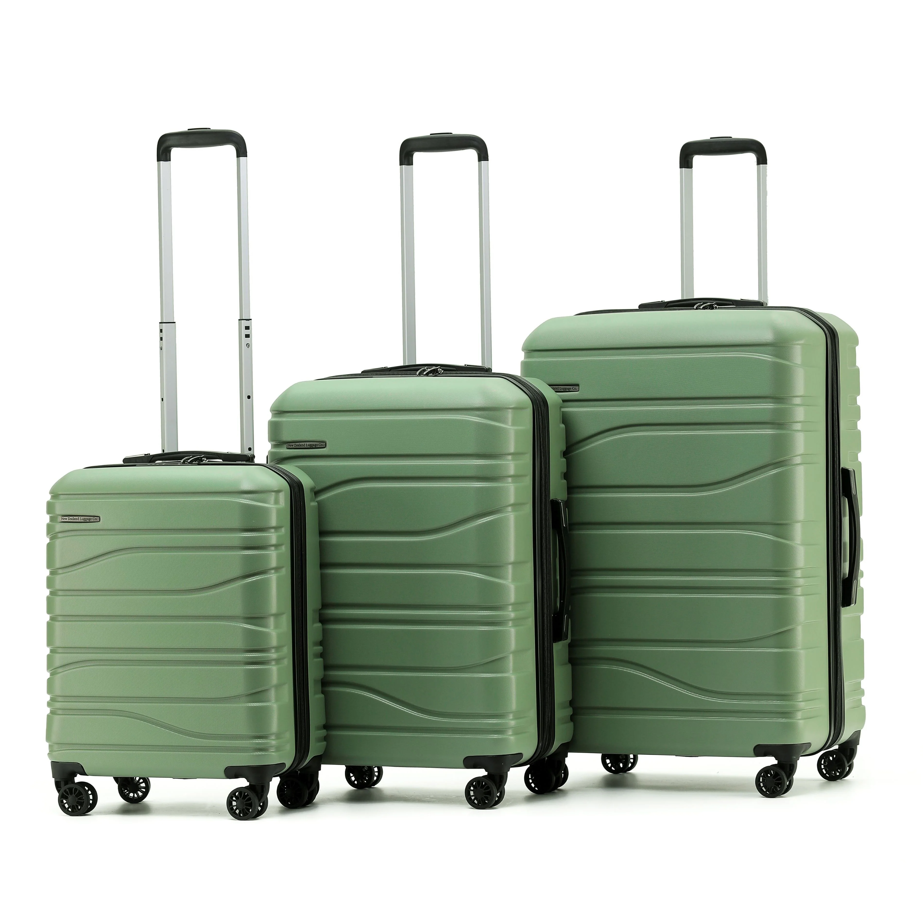 New Zealand Luggage Company Franz Josef Collection 67cm Checked trolley case SS604B-Oil Green - Image 9