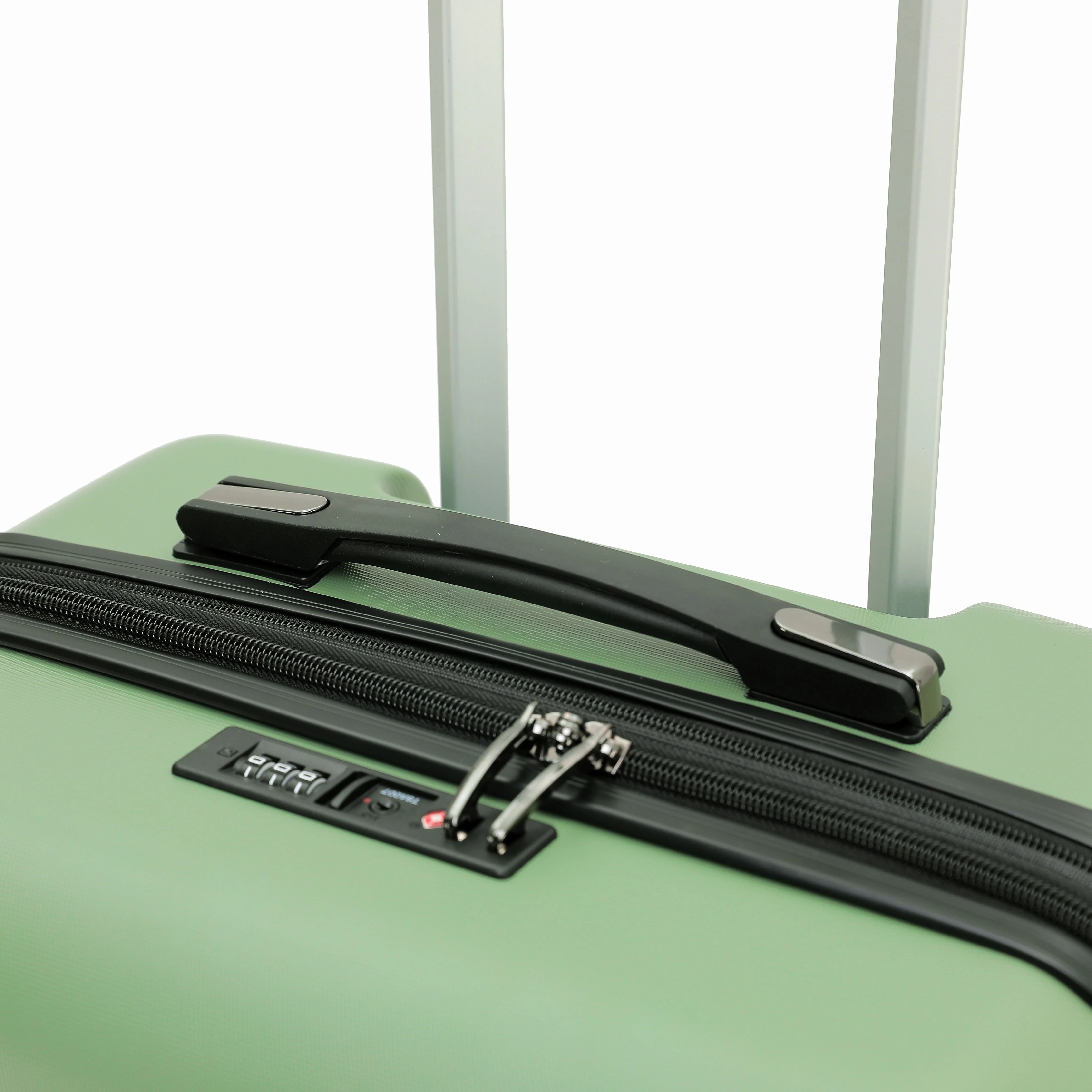 New Zealand Luggage Company Franz Josef Collection 77cm Checked Trolley case-SS604A Oil Green - Image 6