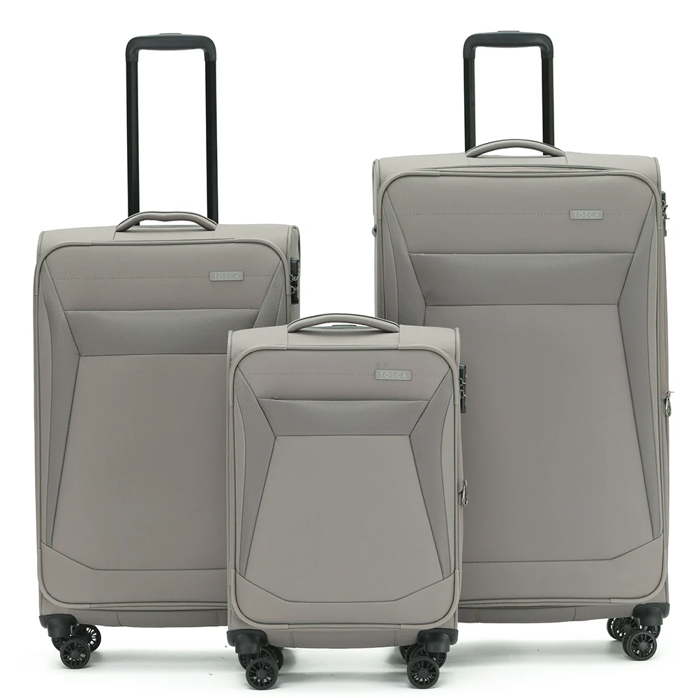 Tosca 53cm-H Khaki Aviator 2.0 Collection softside carry-on trolley TCA805C - Image 6