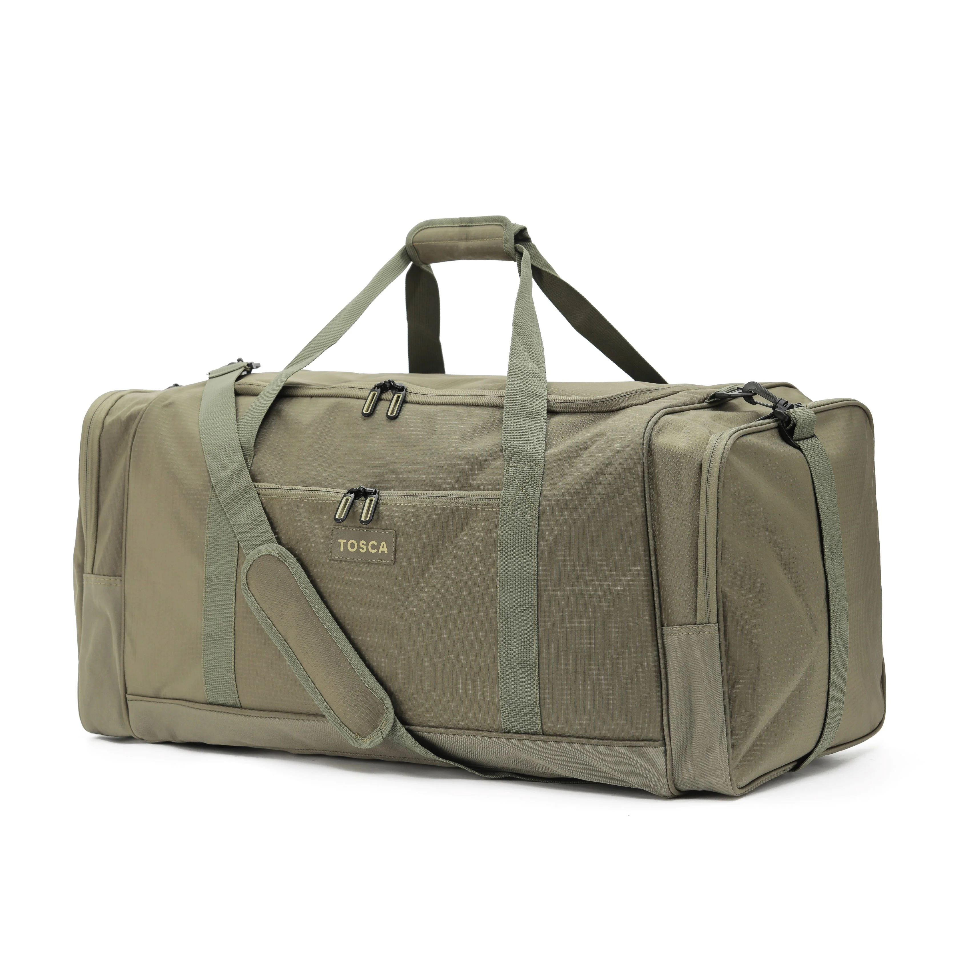 Tosca 53cm-long Sports Travel Tote Bag Carry-on approved TCA798S-Khaki-Sand - Image 2