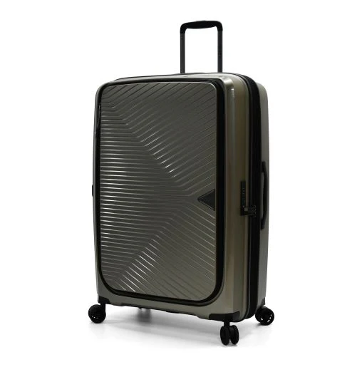 Tosca 76cm Space-X Collection Polypropylene Top-Lid Opening luxury trolley luggage TCA100A Champagne - Image 4