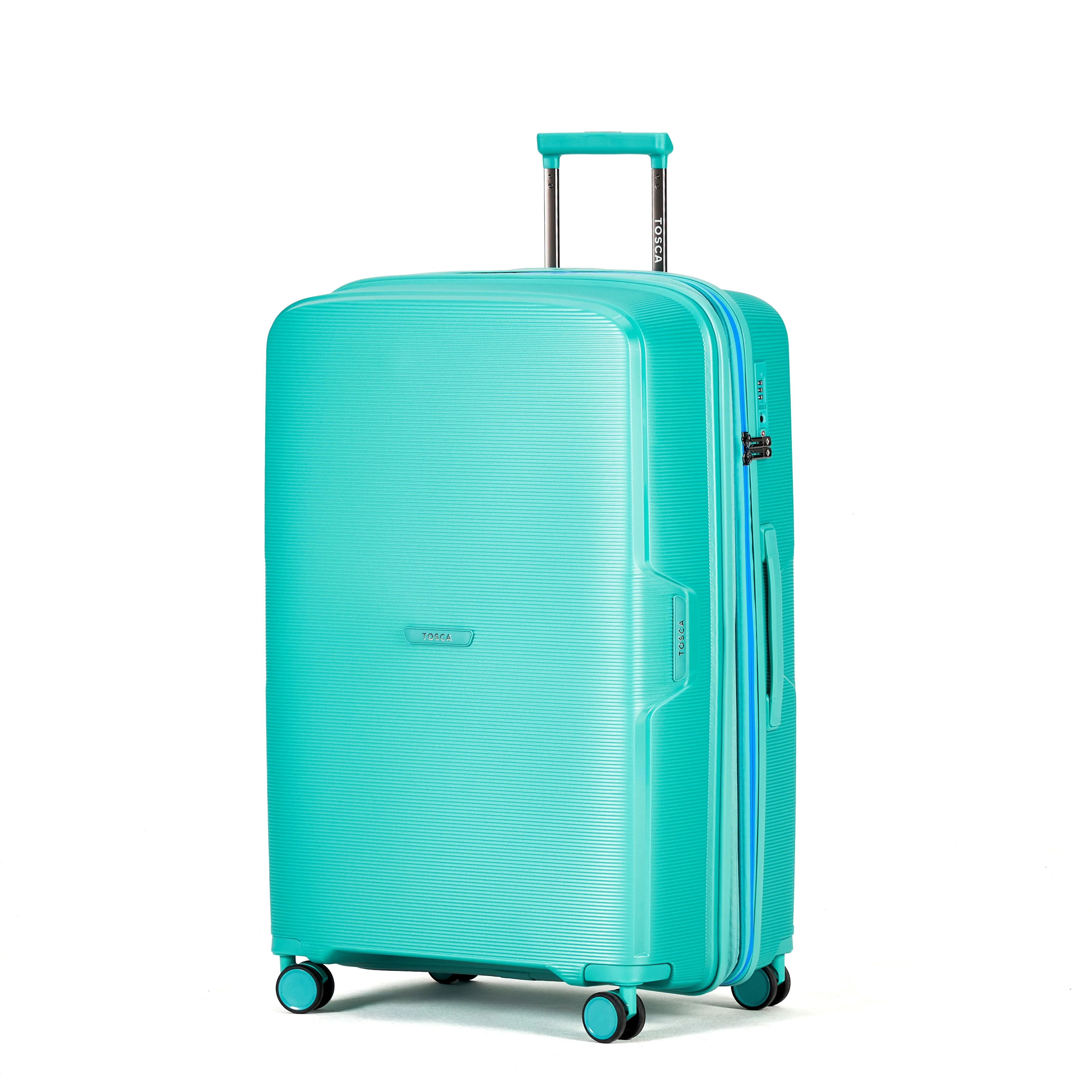 Tosca Bel-Air Collection 76cm Polycarbonate luxury Trolley case TCA510A Teal - Image 2