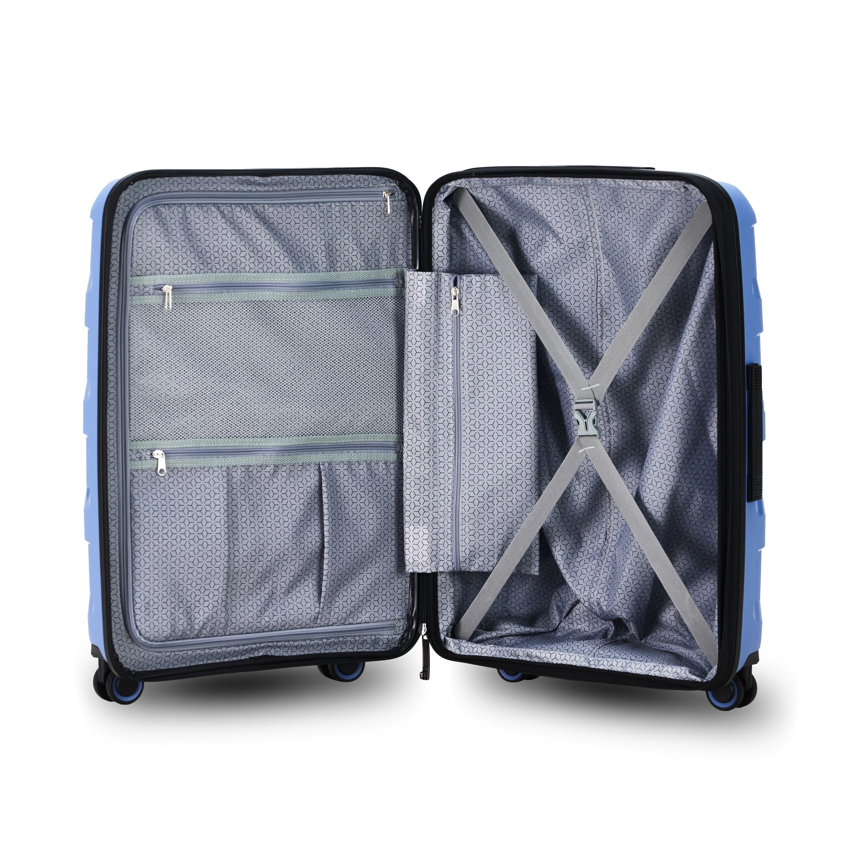 Tosca Comet Collection 78cm Polypropylene Hard side trolley TCA200A-Infinity Blue - Image 4