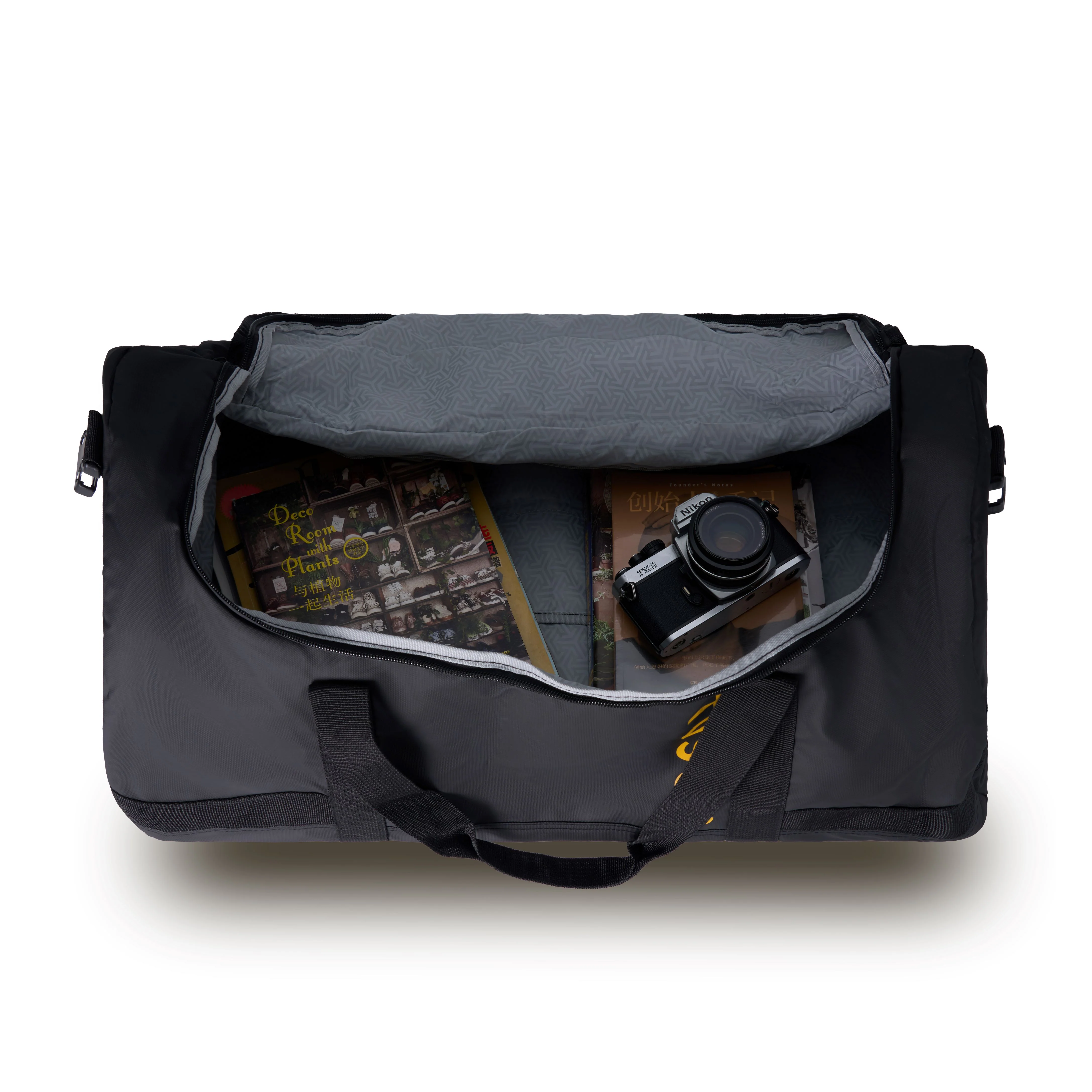 Tosca  Delta Collection 65cm Barrel Bag TCA973 Black - Image 3