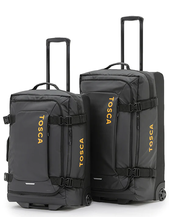 Tosca Delta Stand-up Wheel Travel Bag set-2 60cm & 70cm TCA970-Black - Image 2