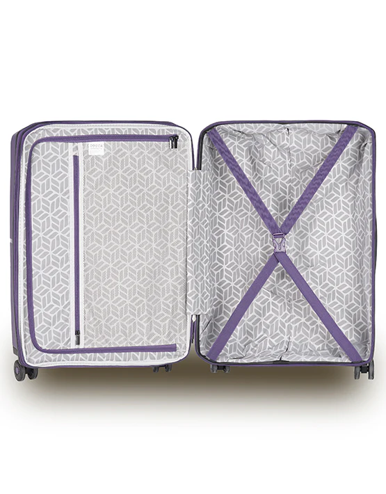 Tosca Globetrotter Collection 52cm Hard side polypropylene carry-on TCA575C-Purple - Image 3