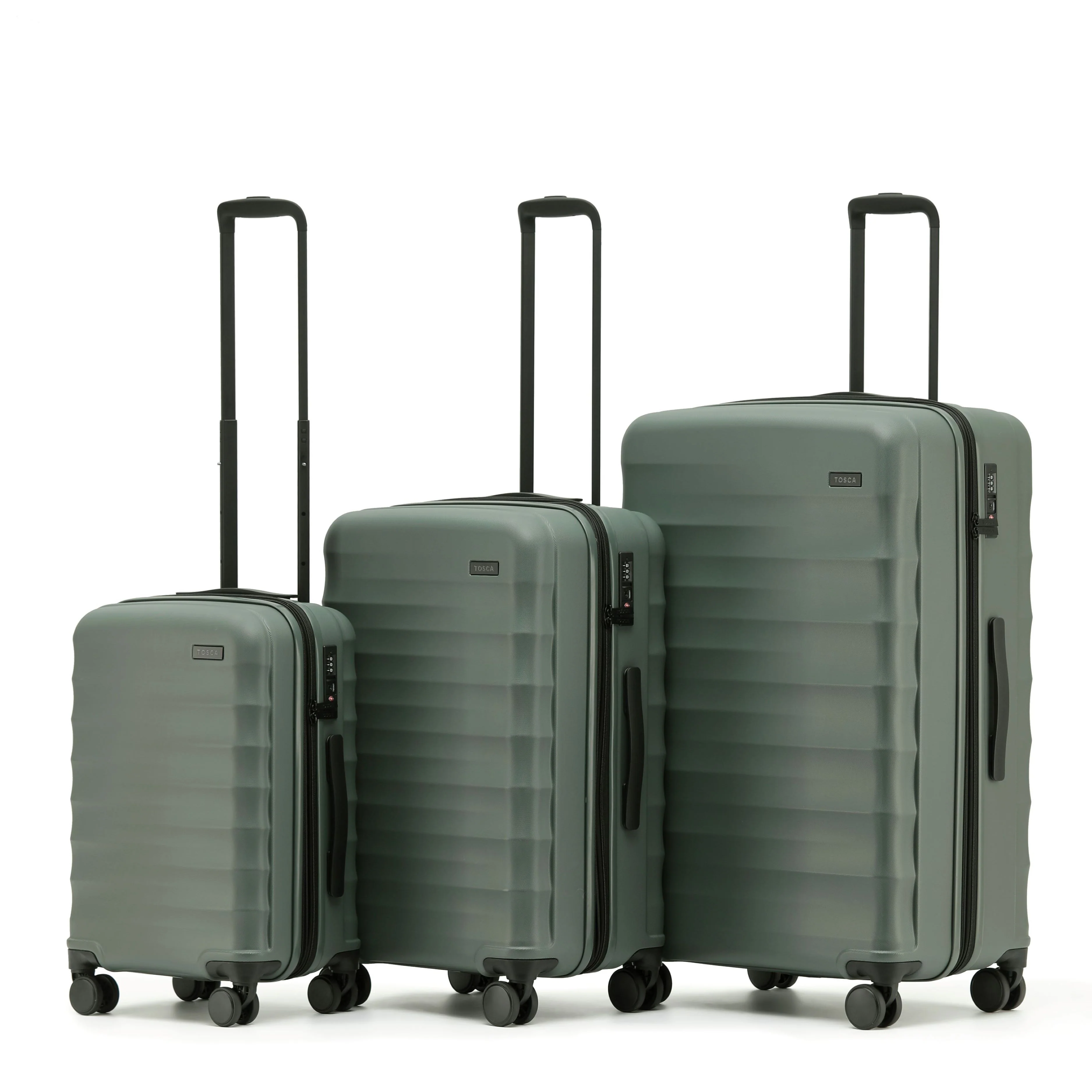 Tosca Interstellar 2.0 54cm-H Polycarbonate Carry-on Trolley Case TCA141C-Moss Green - Image 7