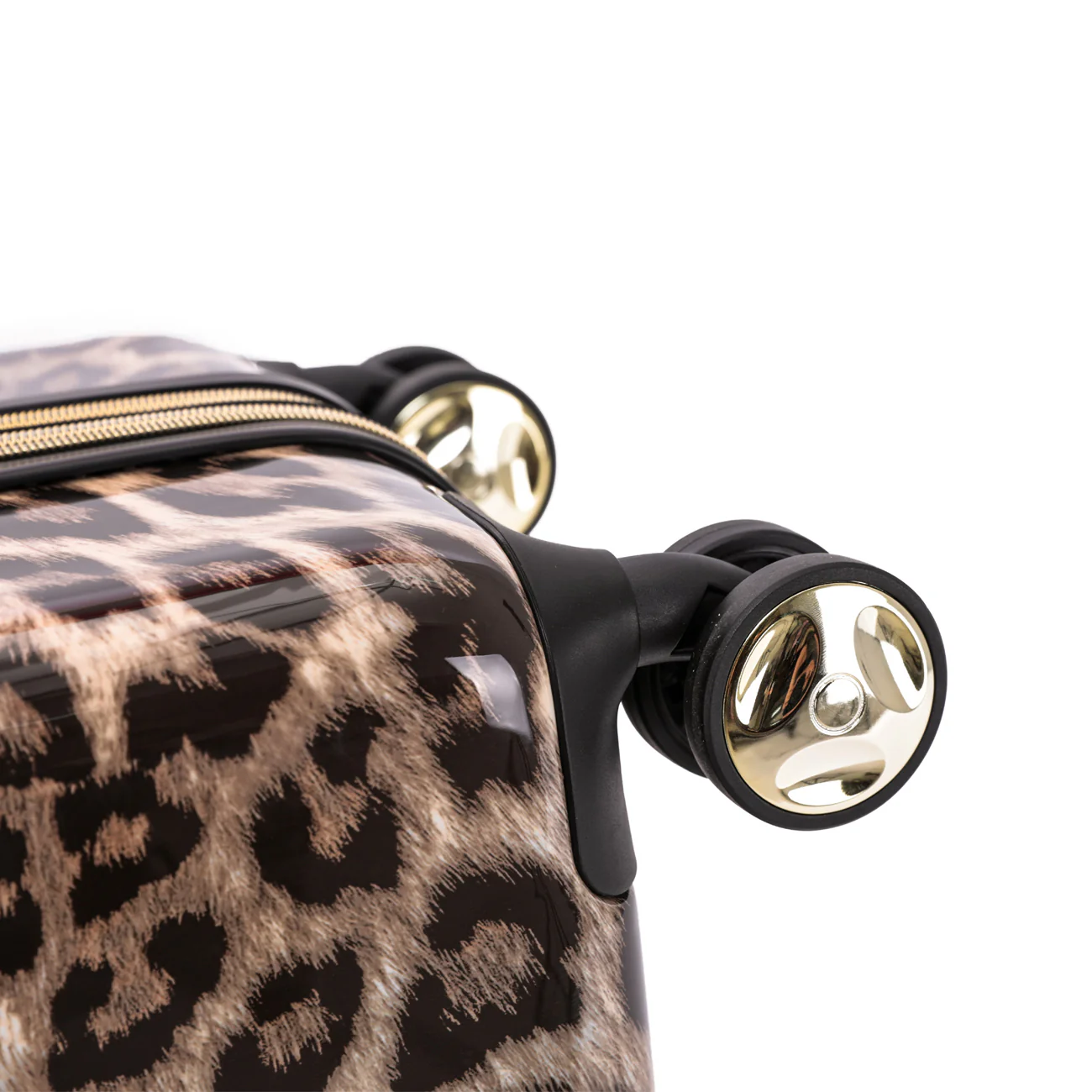 Tosca Carry-on Hard Side Leopard 50cm Polycarbonate Trolley Suitcase TCA111C - Image 4