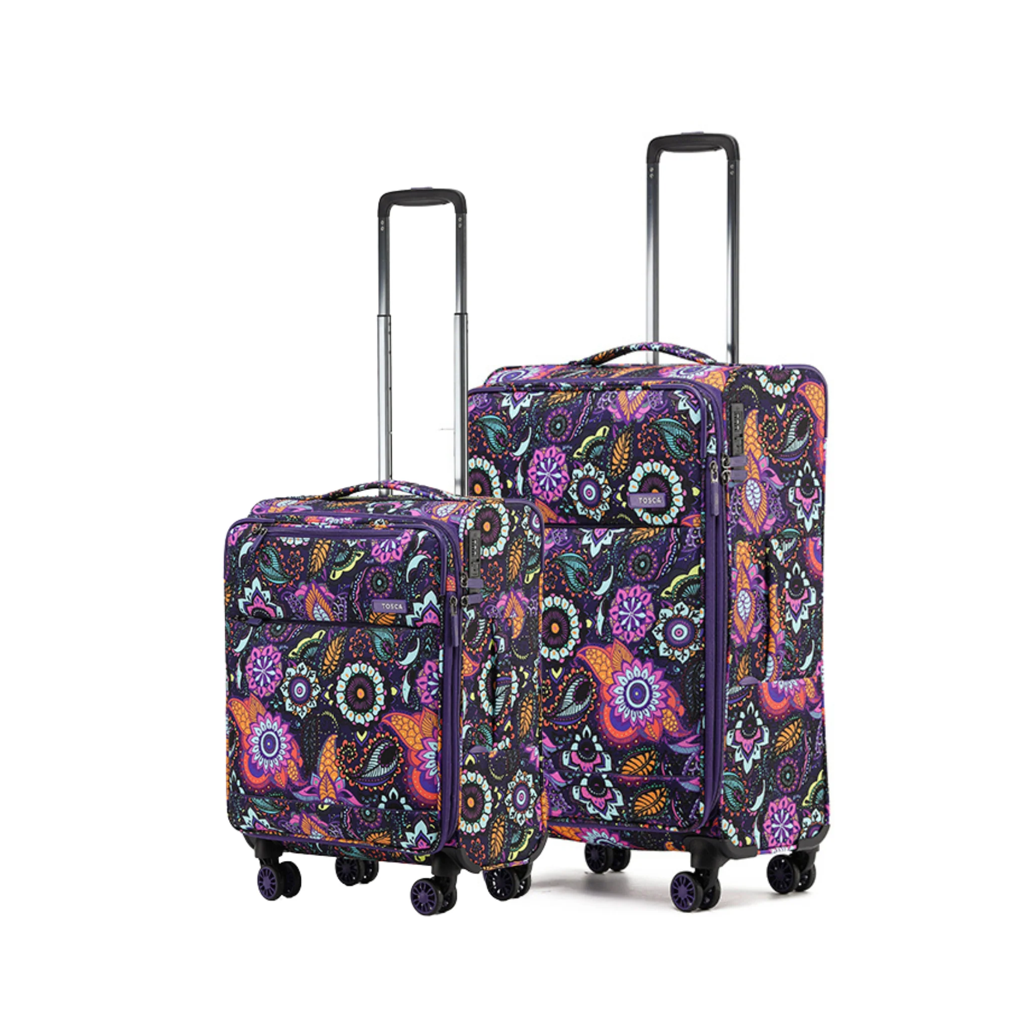 Tosca So-Lite 4.0 Collection 2-Pce set 67cm/54cm Trolley cases AIR5055-2 piece set Paisley - Image 2