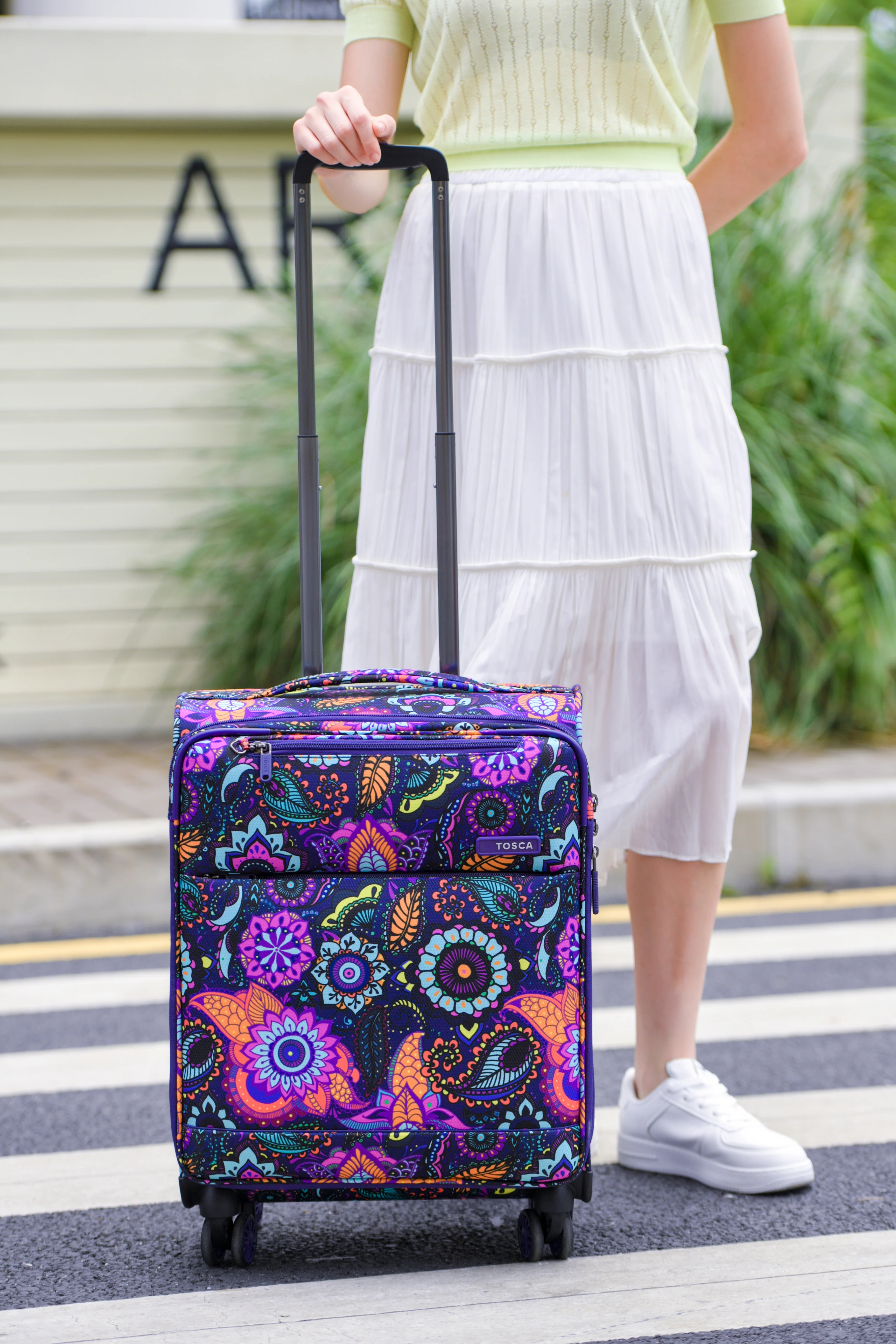 Tosca So-Lite 4.0 Collection 2-Pce set 67cm/54cm Trolley cases AIR5055-2 piece set Paisley - Image 8