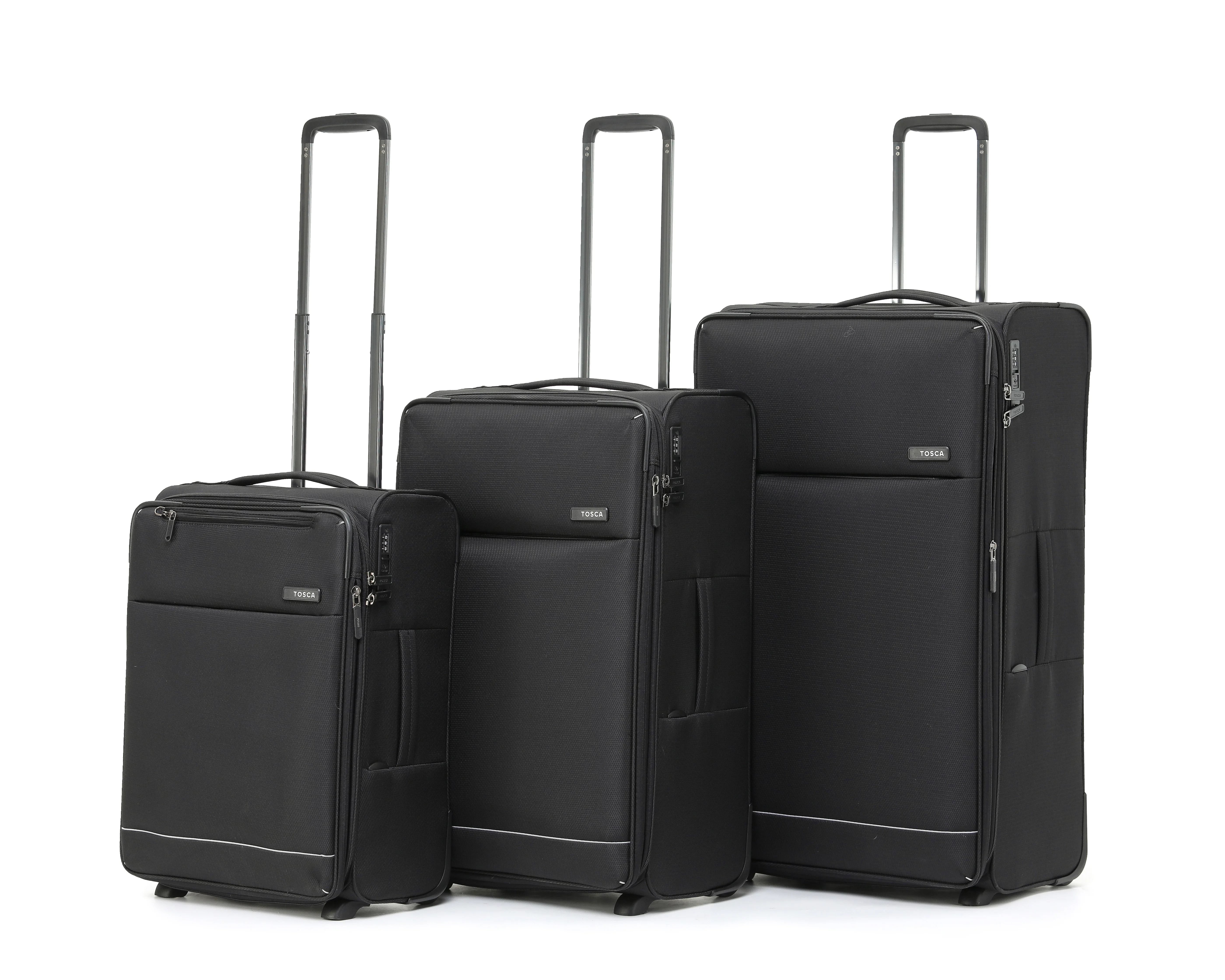 Tosca So-Lite 4.0 Collection 2-Wheel 79cm Soft side checked trolley case AIR5055W2-Black - Image 6