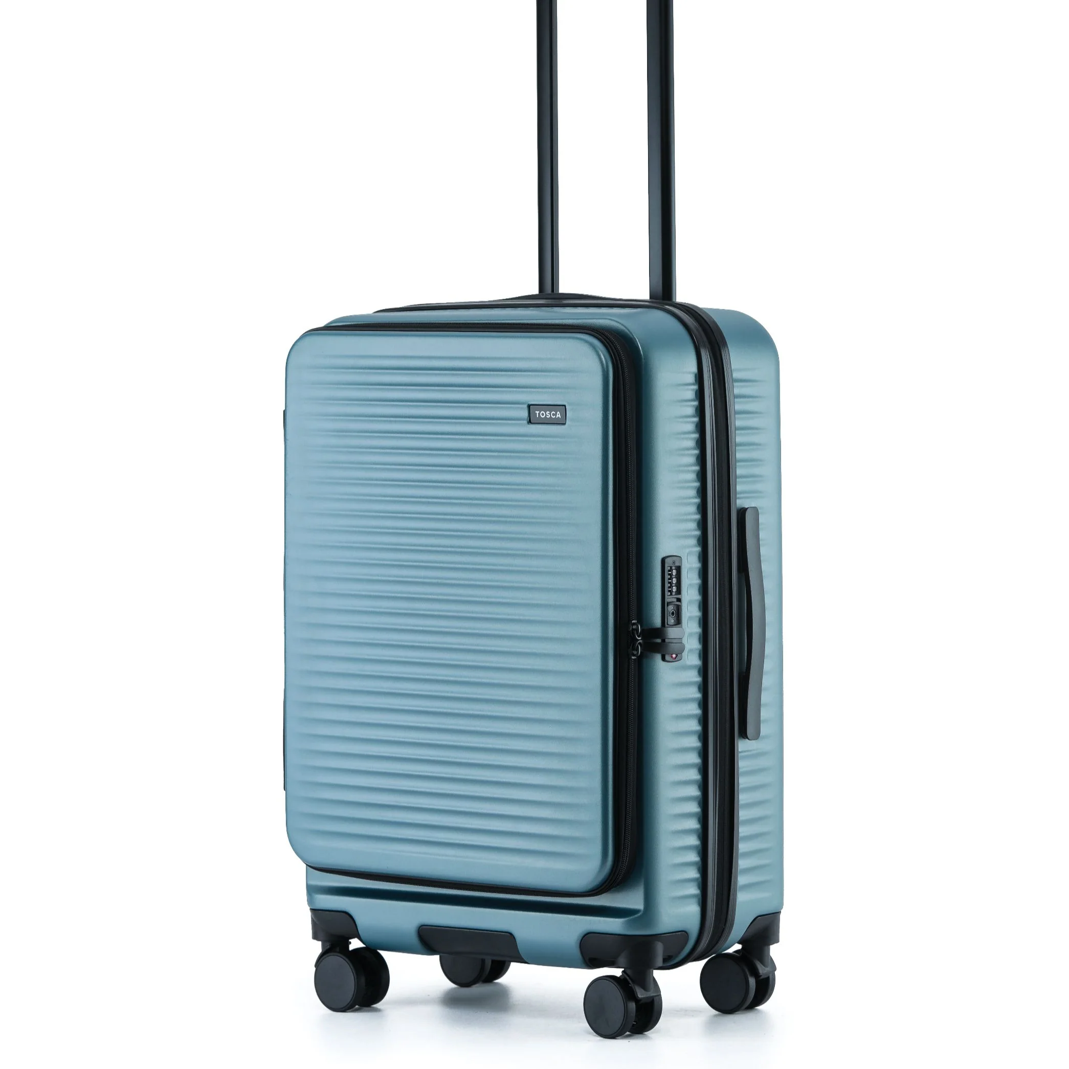Tosca Zen Collection 65cm-H Top Lid Opening Polycarbonate Trolley case TCA225B-Slate - Image 2