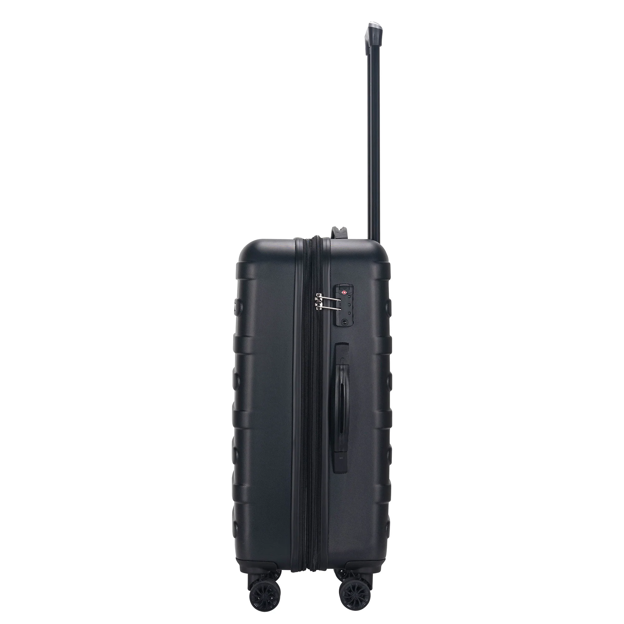 Travel-Lite Rome Collection 68cm-H hard side Checked trolley case TL-68 Black - Image 3