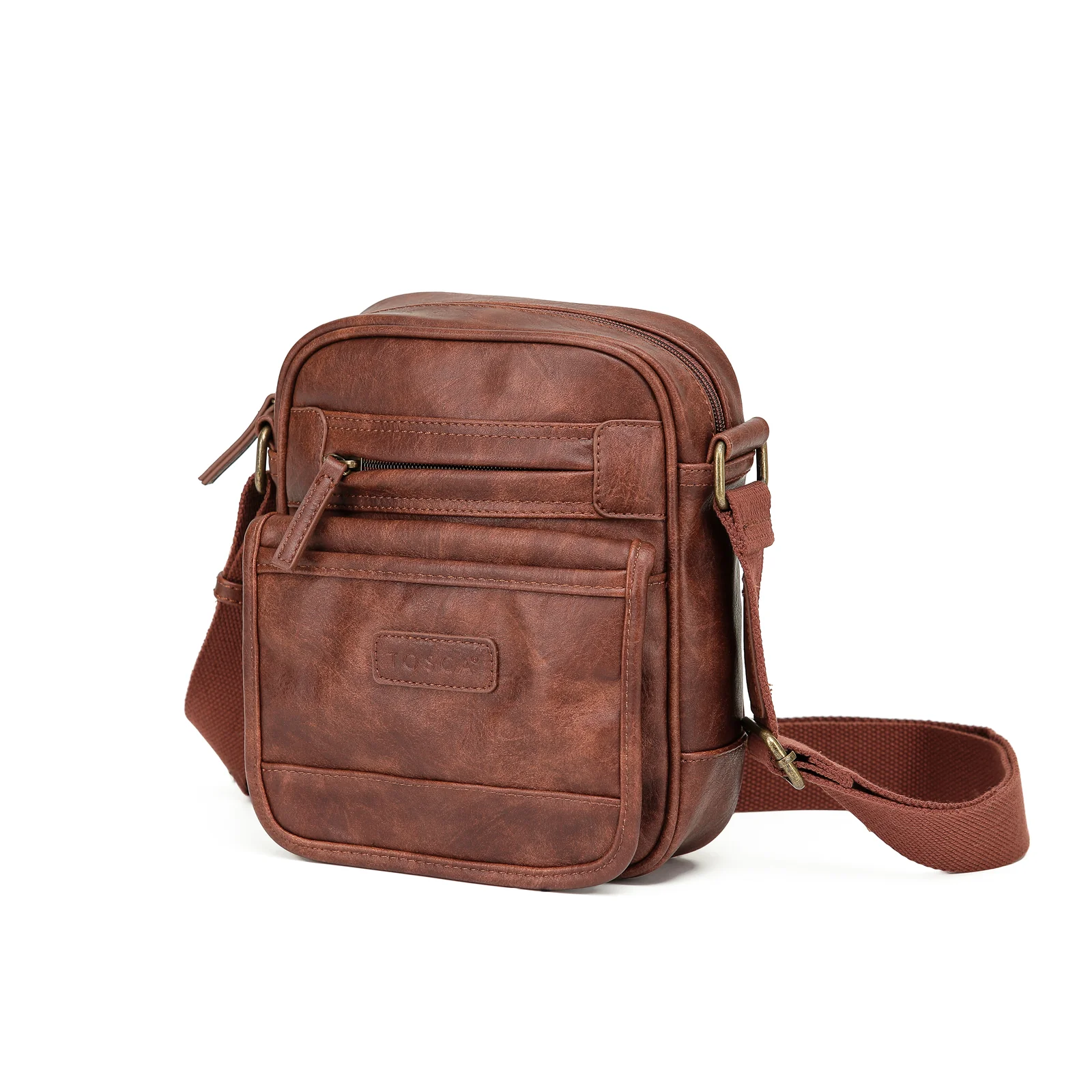 Tosca 30cm-H Vegan leather Cross Body Shoulder bag VG011 - Image 3